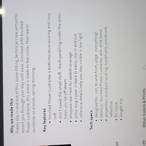 Lululemon Run: Warm Up Crew - Picture 10 of 10